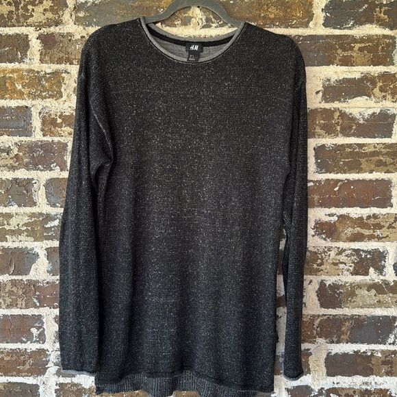 H&M Black Men's Sweater Size Small - Picture 2 of 7